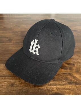 The Kooples logo baseball cap hat black